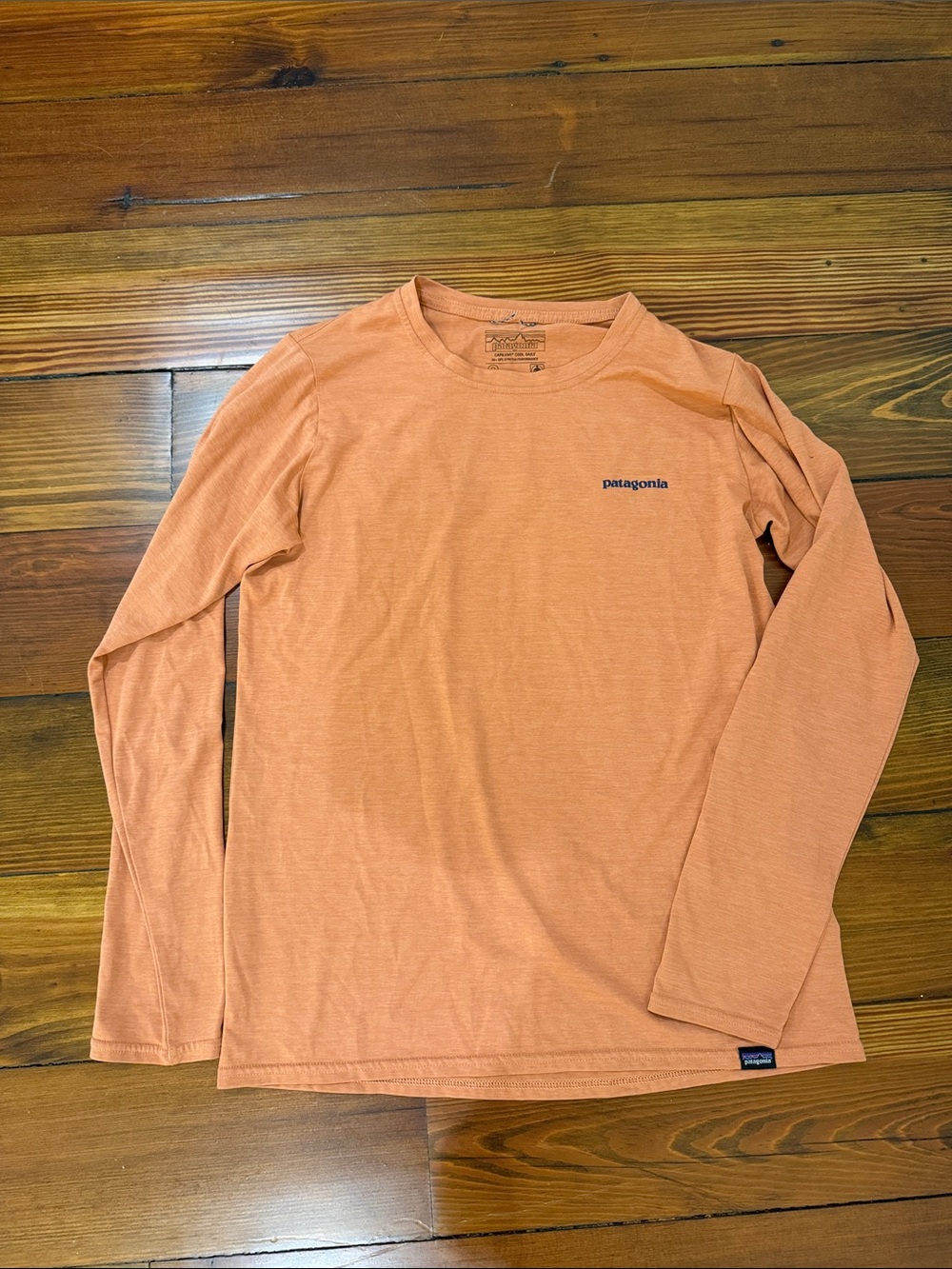 Patagonia Men's Long-Sleeve Crew in Rust